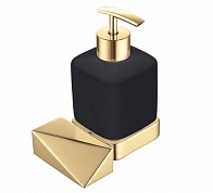 Дозатор для жидкого мыла настенный Boheme New Venturo Gold 10317-G-B