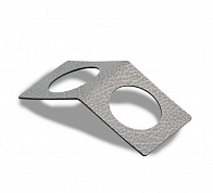 Кольцо для салфеток, набор из 2 шт. Lind Dna Hippo anthracite-grey 98849