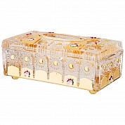 САЛФЕТНИЦА "LEFARD GOLD GLASS" 24,5*12,5 СМ. ВЫСОТА=10 СМ. (КОР=8ШТ.)