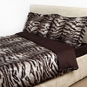 Комплект постельного белья Семейный Roberto Cavalli Tigre marone 001 23391