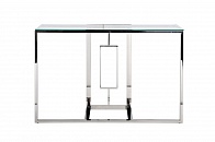 47ED-CST067 Консоль прозр.стекло/хром 120*40*78см