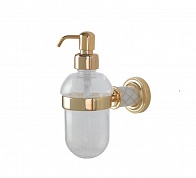 Дозатор для жидкого мыла настенный Boheme Murano Gold 10912-G