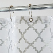 Шторка для ванной 180х200 Carnation Home Fashions Tracery TRY200W
