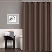 Шторка для ванной 180х200 Carnation Home Fashions Shine Brown SHI1820BRN