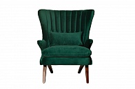 DY-733 Кресло, велюр зеленый, 82х90х110 см
