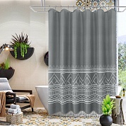 Шторка для ванной 183x213 Carnation Home Fashions Grey OHO213GRY