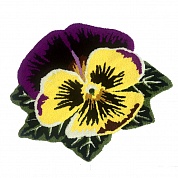 Коврик 80х70 Carnation Home Fashions Pansies R80SES