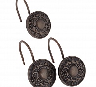 Набор из 12 крючков для шторки Carnation Home Fashions Oil Rubbed Regency Bronze PHP-REG/67