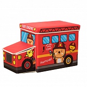 Коробка для игрушек/Коробка для хранения вещей Blonder Home Fire Truck CAR/30