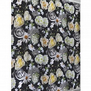 Шторка для ванной 183x183 Creative Bath Moonlight Garden S1264BLK