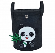 Корзина для игрушек/Корзина для хранения/Органайзер для вещей с ручками Blonder Home Panda ORG11