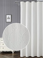 Шторка для ванной 180х200 Carnation Home Fashions White Leaf SLF21